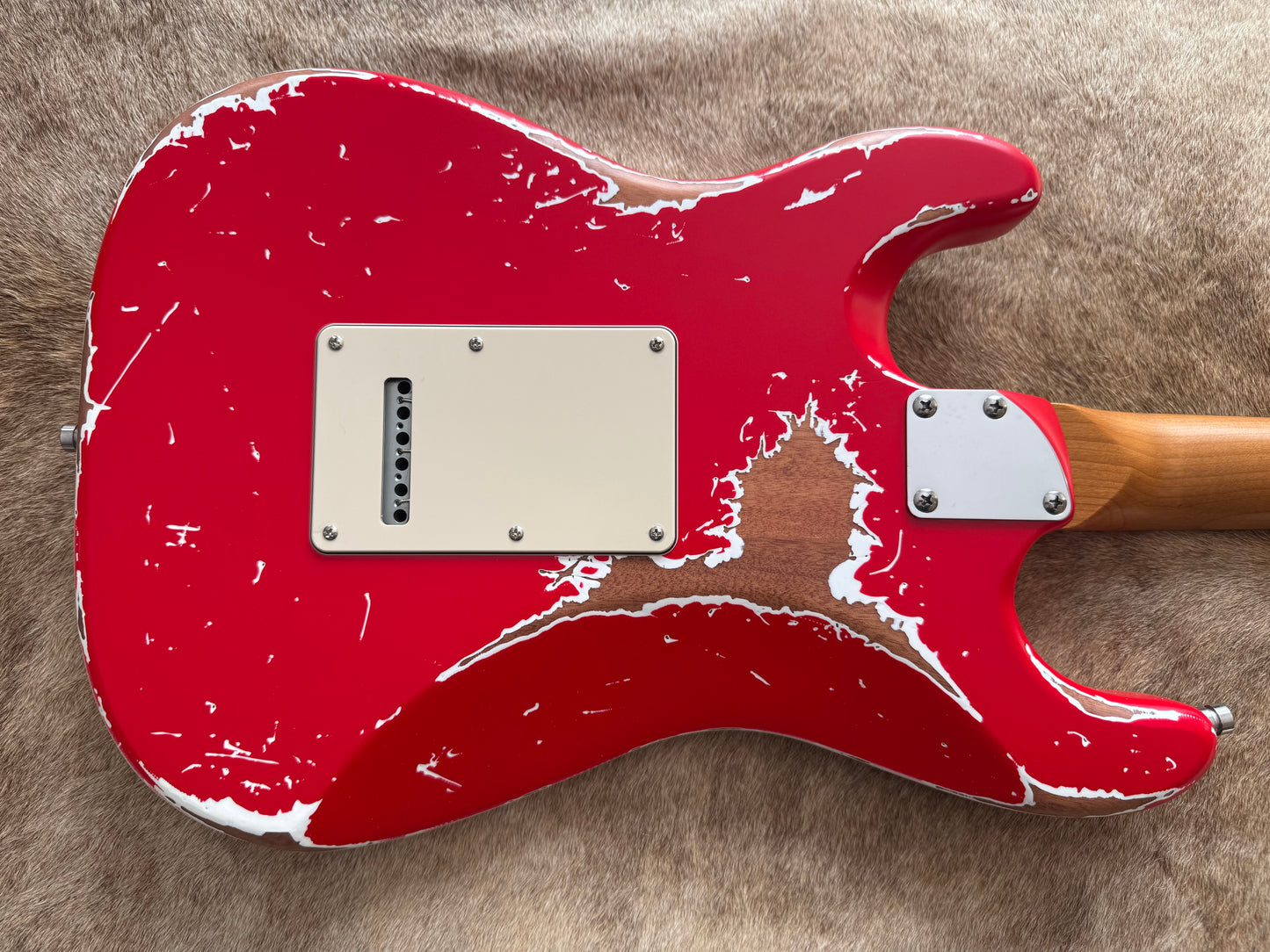 HSS Strat Style Electric Guitar – Monterey Relic