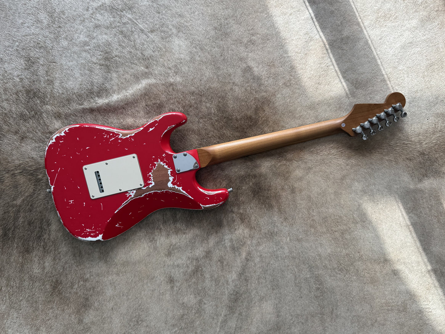 HSS Strat Style Electric Guitar – Monterey Relic