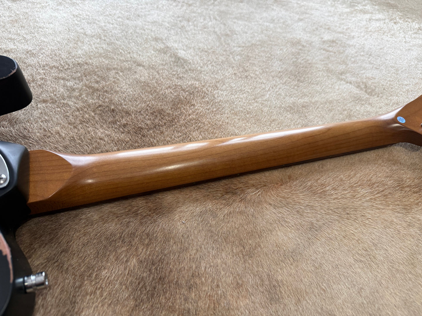 HSS Strat Style Electric Guitar – Black Over Paisley