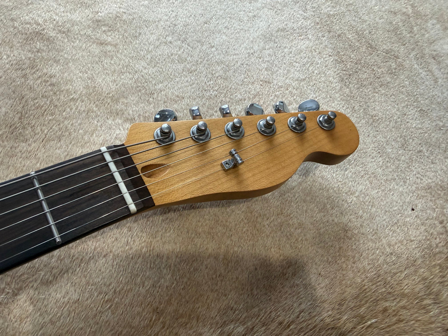 HSS Strat Style Electric Guitar – Red Swirl