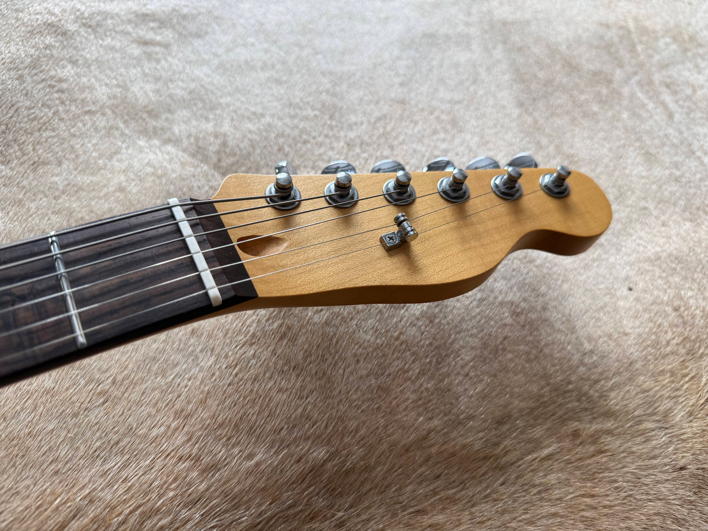 HSS Strat Style Electric Guitar – Green Swirl