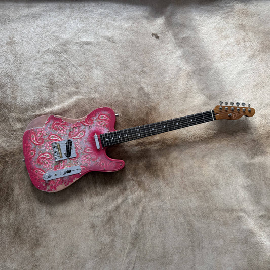 HSS Strat Style Electric Guitar – Paisley Relic