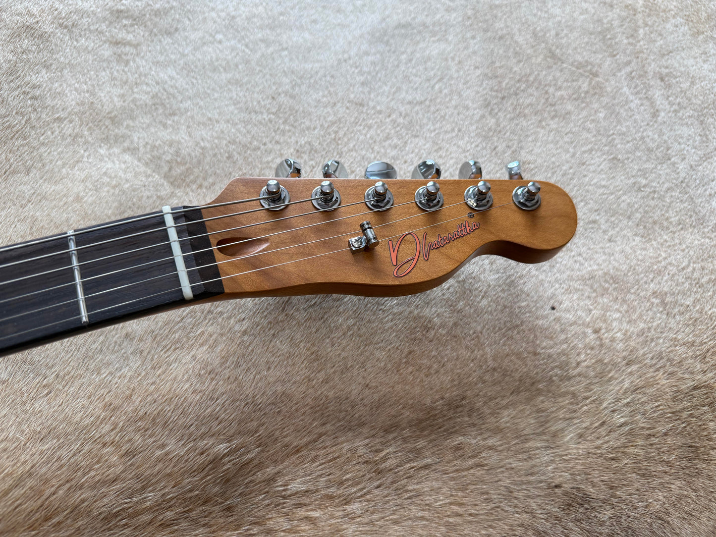 HSS Strat Style Electric Guitar – Yellow Over Sunburst